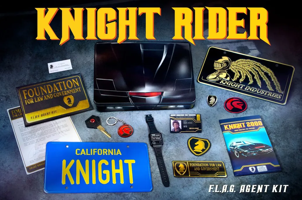 Knight Rider FLAG Agent Kit Collectors Geschenkbox