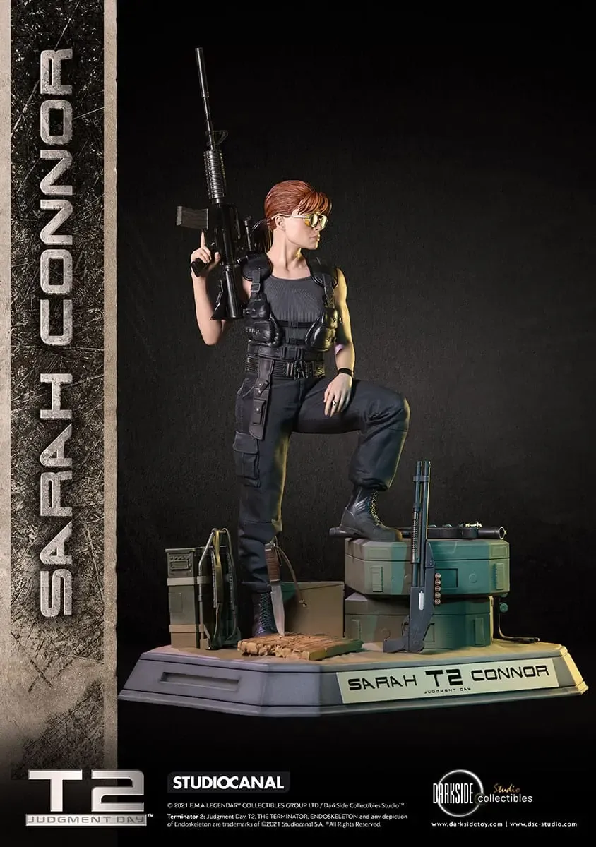 Terminator 2: Judgement Day 30th Anniversary Statue Sarah Connor 1/3 Exclusive 71 cm