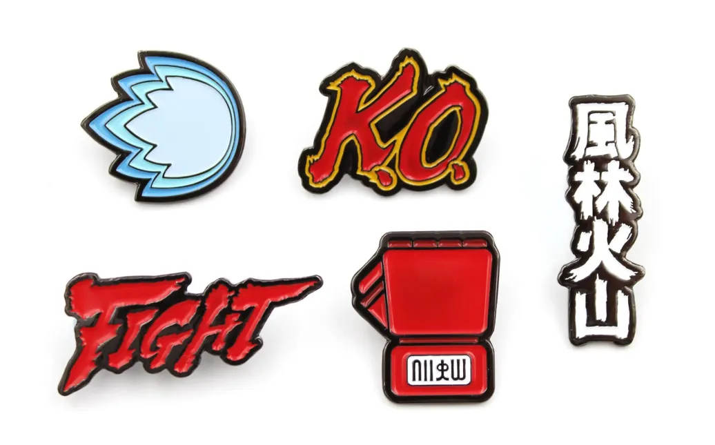 Street Fighter Ansteck-Pin 5er-Pack Icons