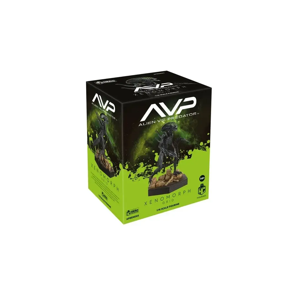 The Alien vs. Predator Collection Statue 1/16 Xenomorph Grid 14 cm