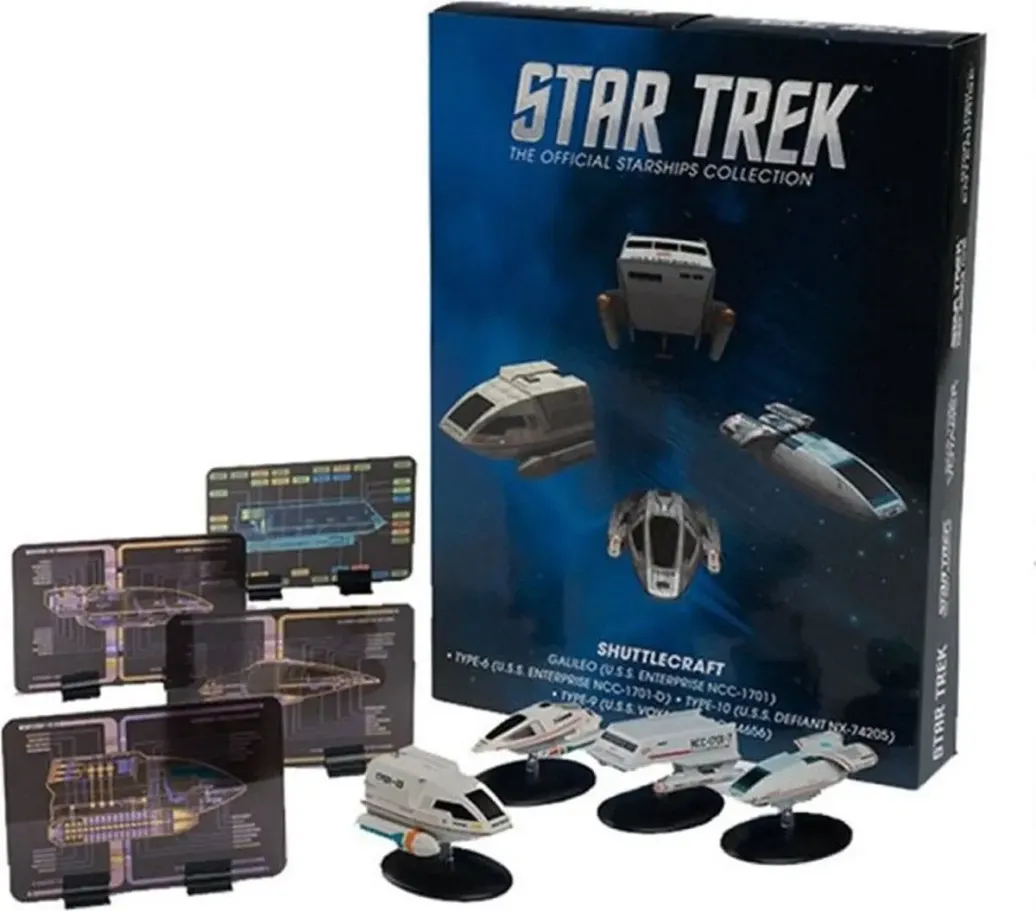 Star Trek Starship Diecast Mini Repliken Shuttle Set 1