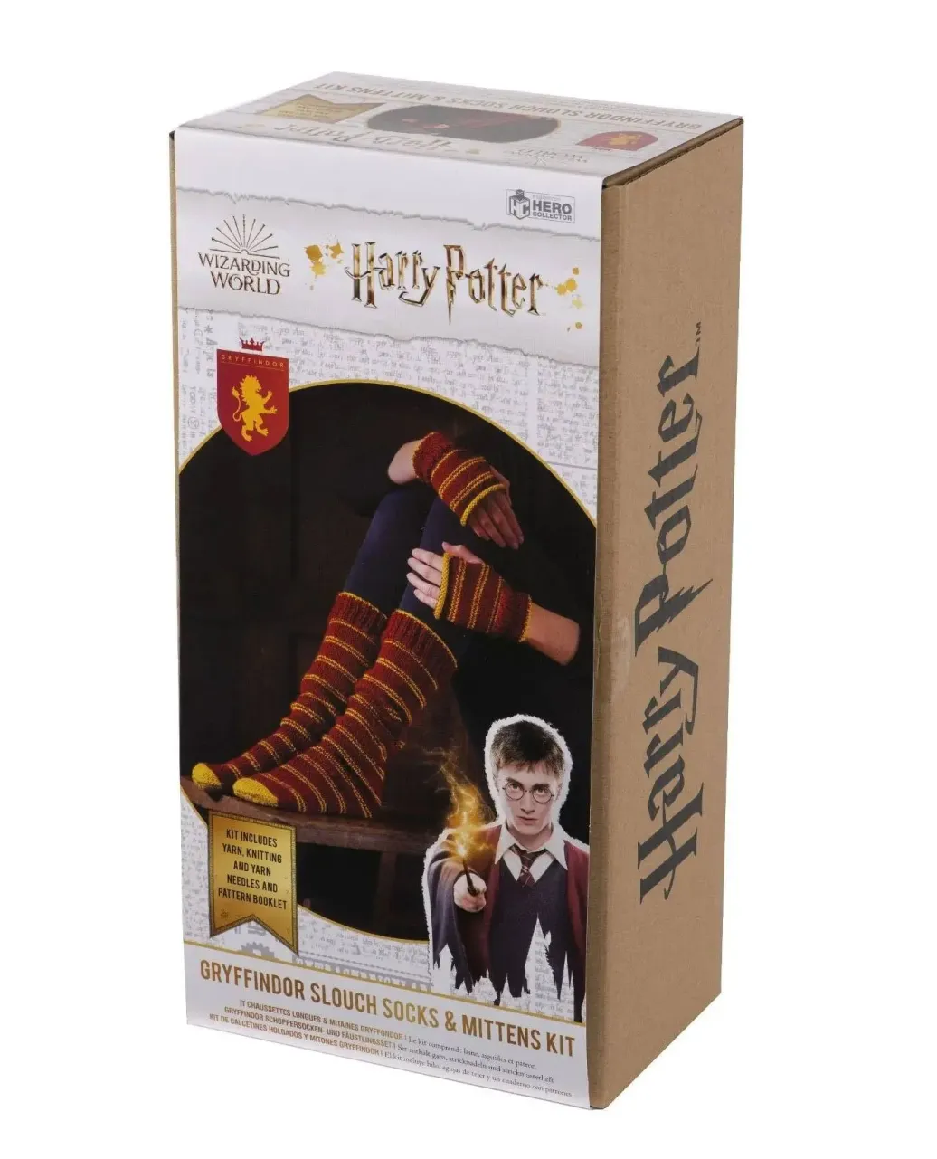 Harry Potter Strick Set Haussocken und Fäustlinge Gryffindor