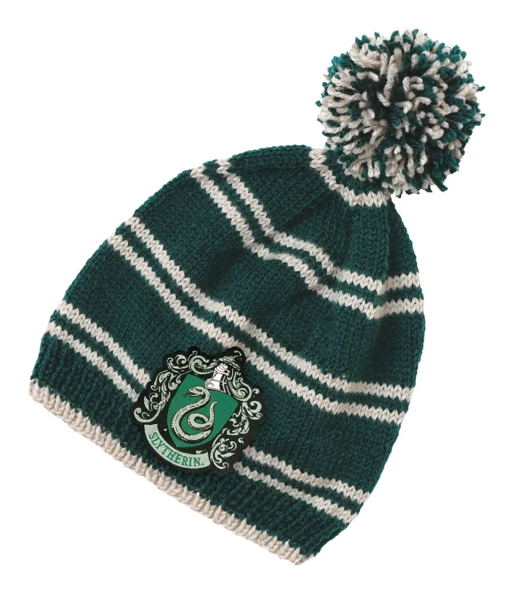 Harry Potter Beanie Strick-Set Slytherin