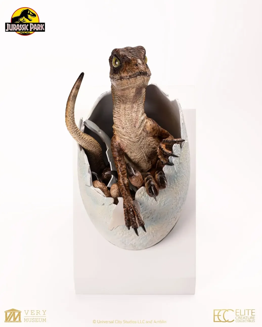 Jurassic Park Replik Velociraptor Hatching Egg 24 cm