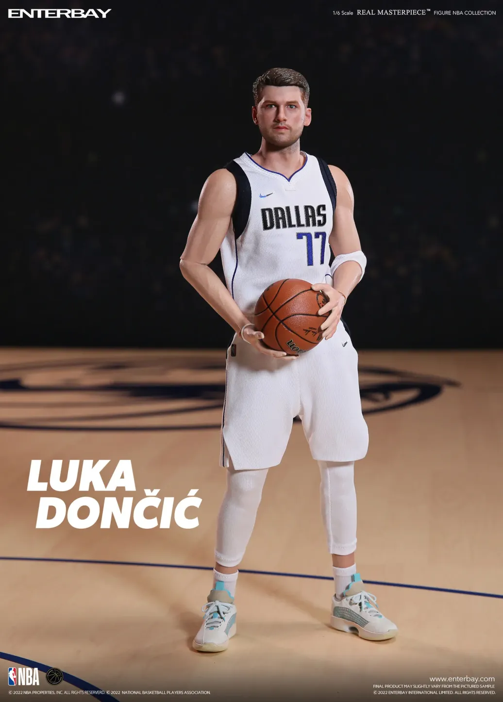 NBA Collection Real Masterpiece Actionfigur 1/6 Luka Doncic 30 cm