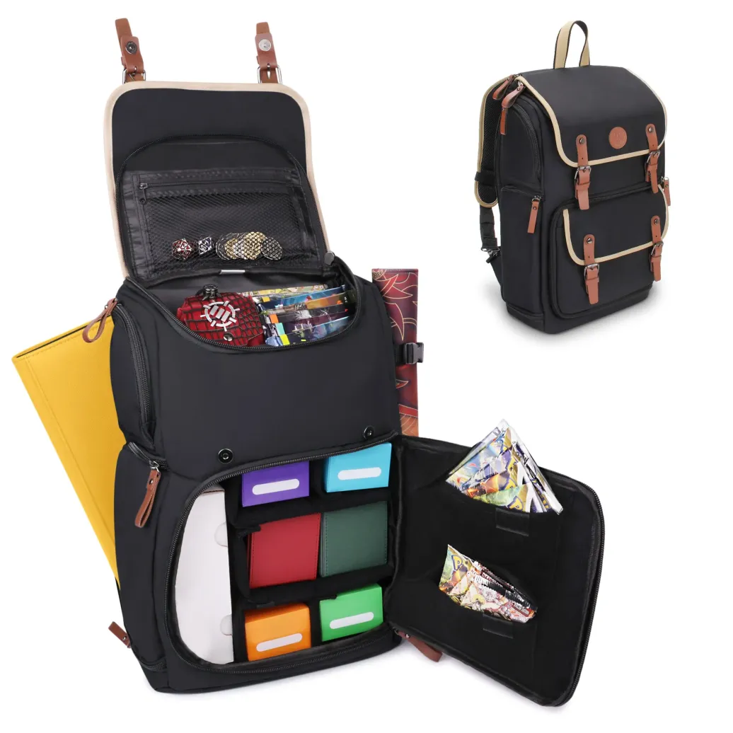 Enhance TCG Series Trading Card Rucksack Designer Edition Black Full-size