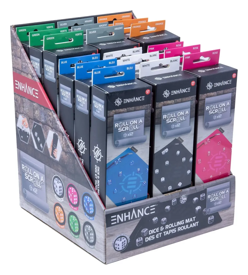 Enhance Tabletop-Zubehör Roll on a Scroll Multicolor Display (18)