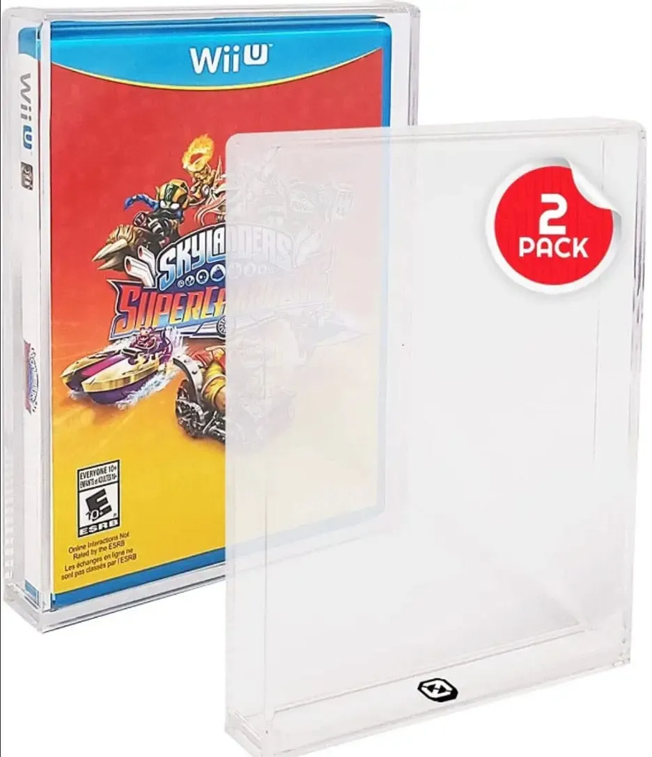 Acrylgehäuse 2er-Pack für DVD/Wii/GameCube/PS2/XboX/Xbox360      
