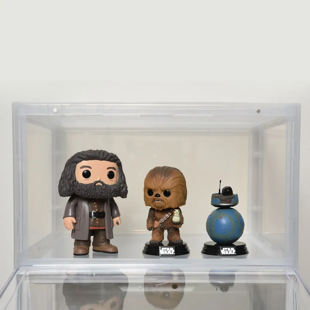 Evoretro Acryl Box Display Case für Schuhe / Figuren Stabelbar 