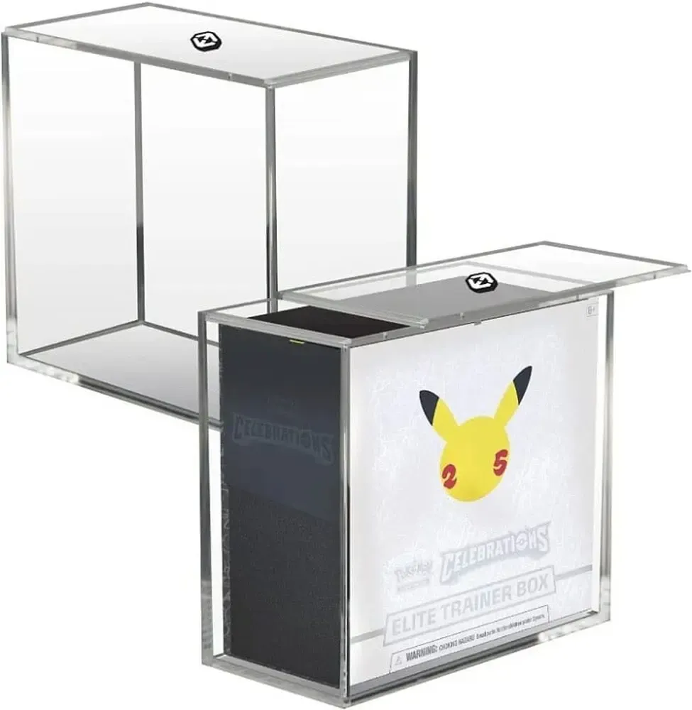 Evoretro Acryl Display Case für Booster Boxen / Elite Trainer Boxes Ver. 2 with Sliding Lid 