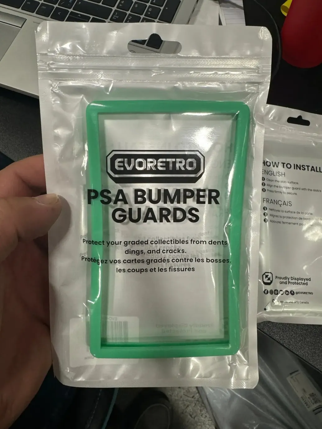 Evoretro Bumper-Schutz für PSA Slabs Mint Green