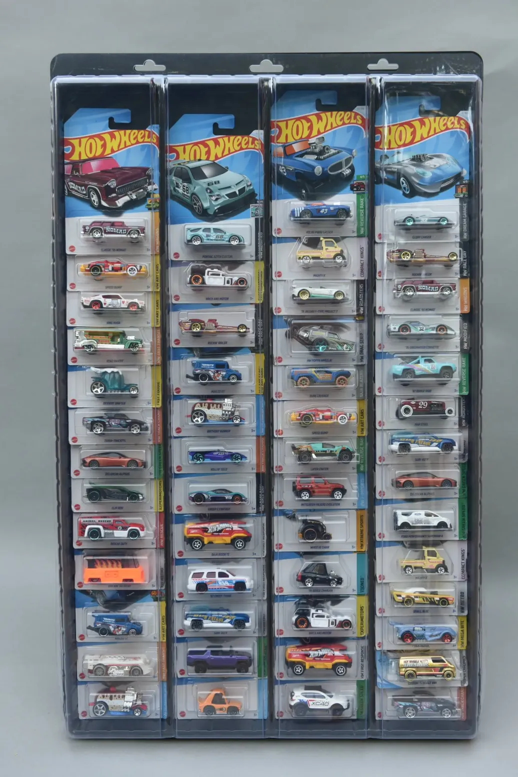 Evoretro Wand-Display für 48 verpackte Diecast-Autos 3er-Pack