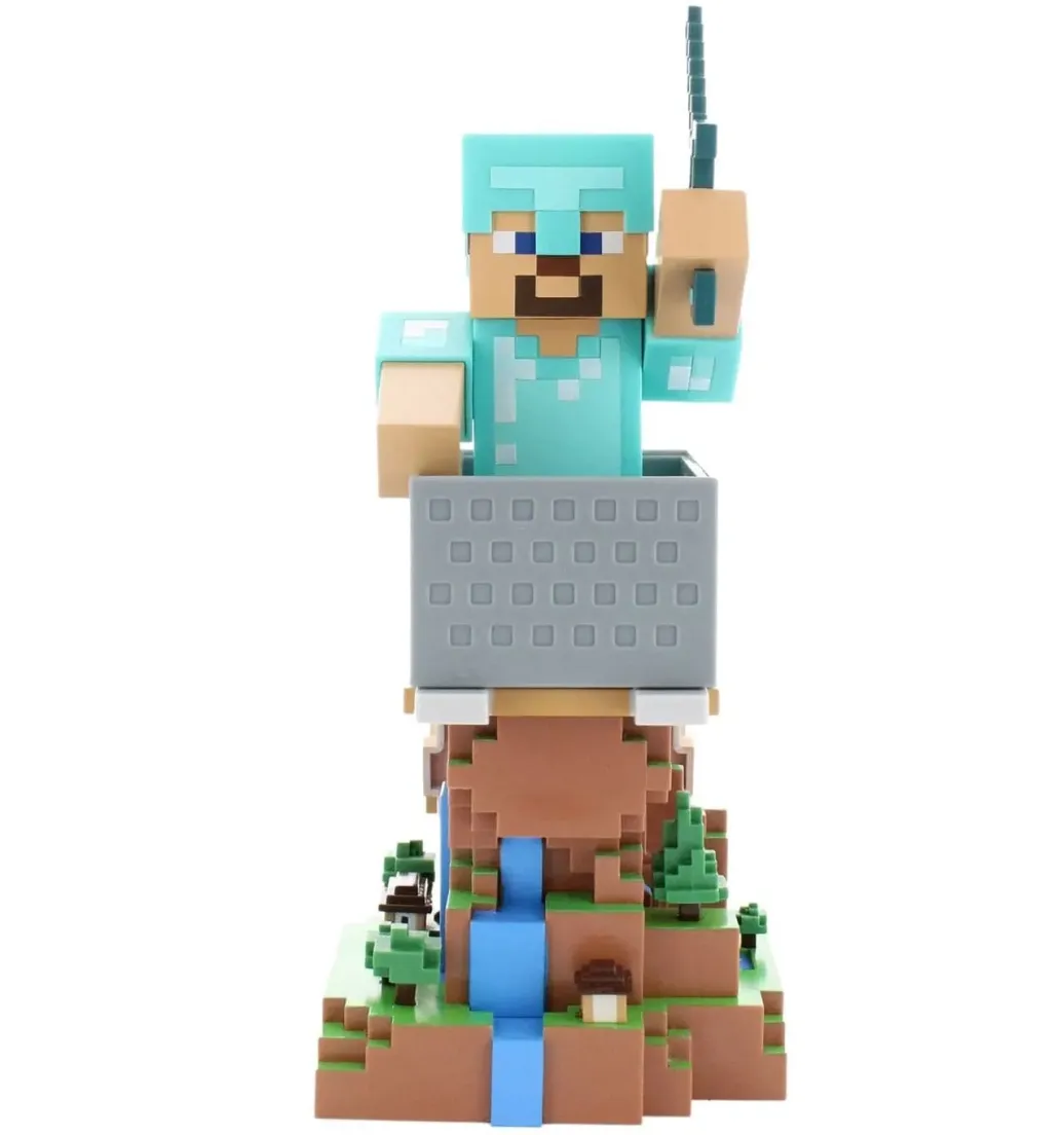 Minecraft Cable Guys Lade-Halter Steve in Diamond Armour 22cm