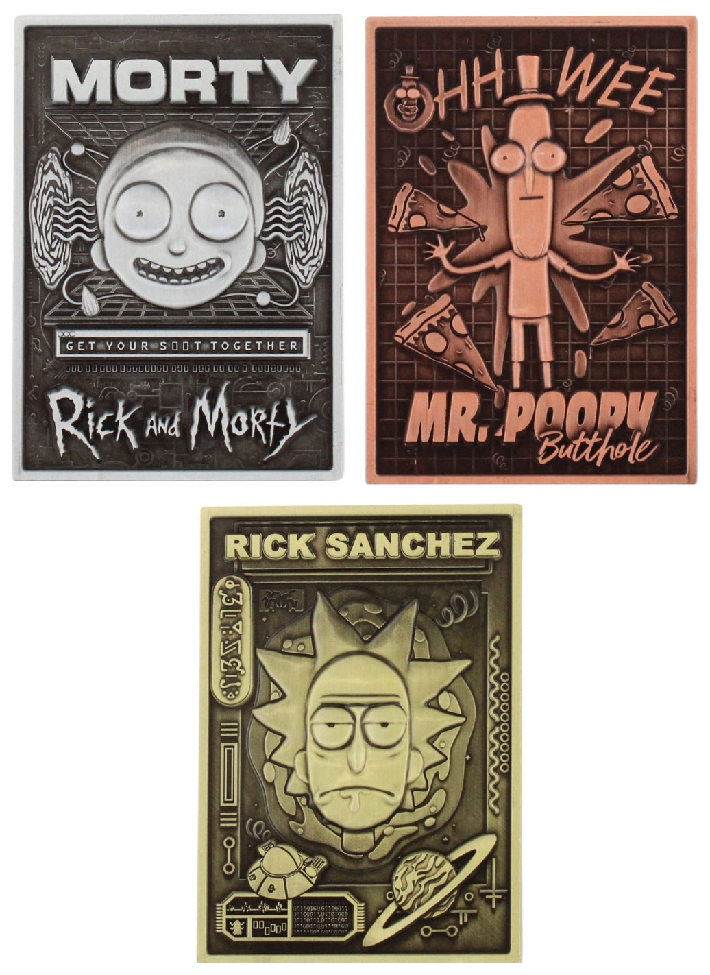 Rick & Morty Digiplates Smartphone-Ständer Generation 1 Starter Pack