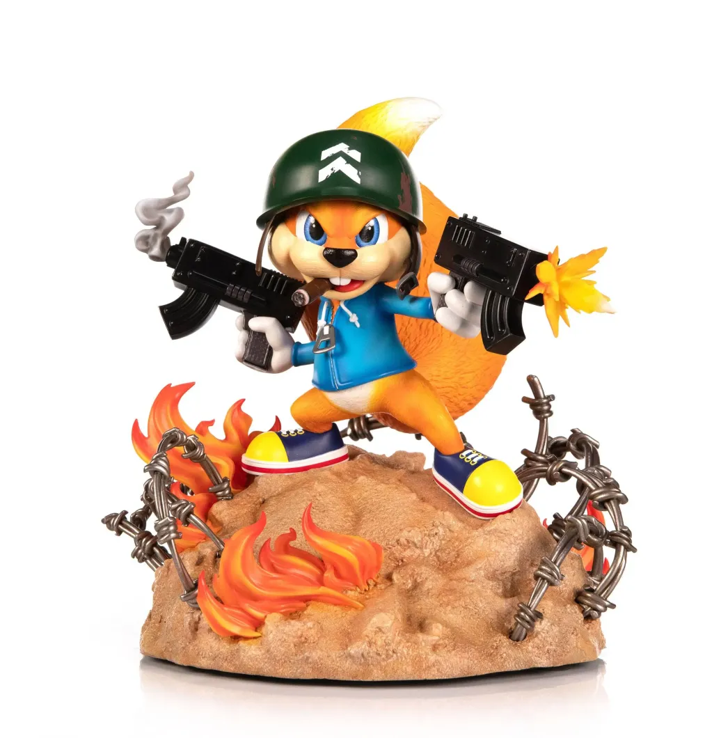 Conker: Conkers Bad Fur Day Soldier Conker Statue 33 cm