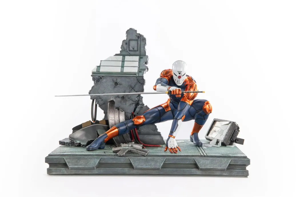 Metal Gear Solid Statue Cyborg Ninja (Gray Fox) 41 cm