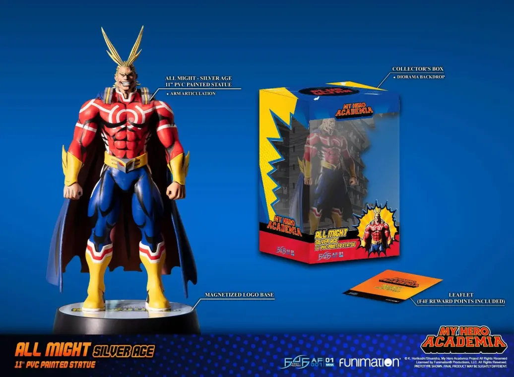 My Hero Academia All Might Silver Age Actionfigur 28 cm