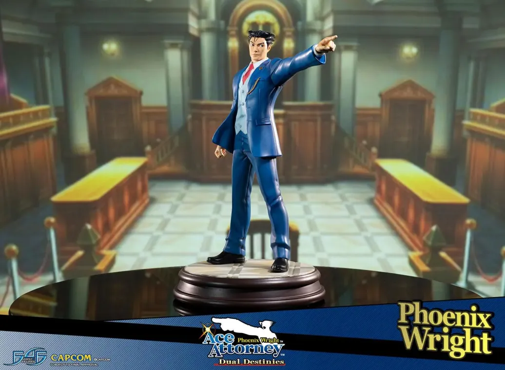 Phoenix Wright Ace Attorney Dual Destinies Statue 34 cm