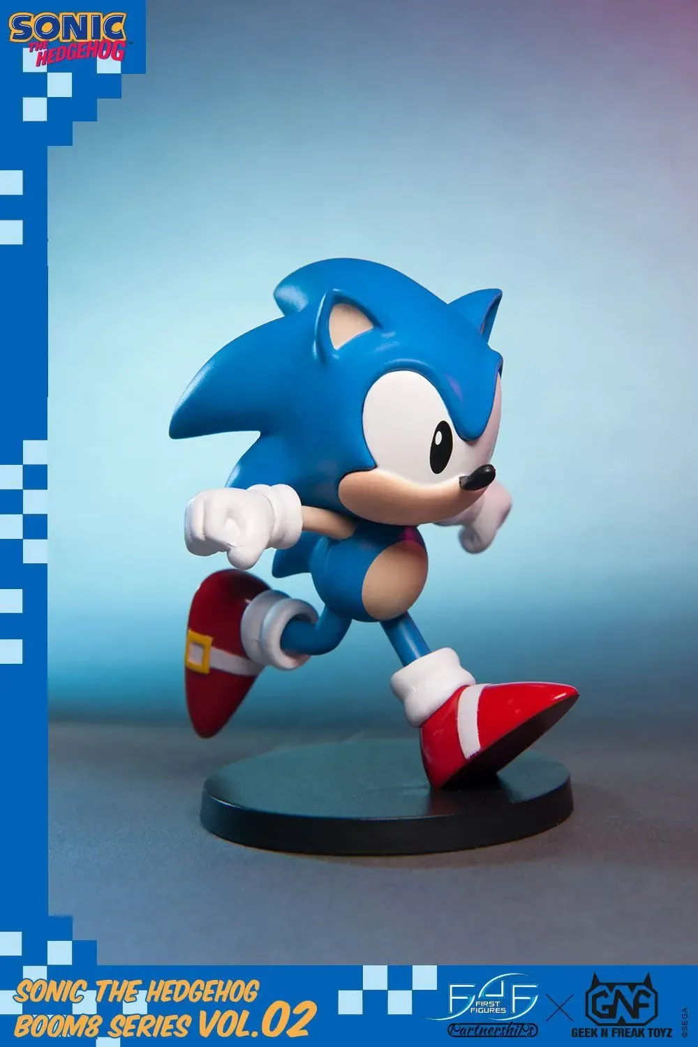 Sonic The Hedgehog BOOM8 Series PVC Figur Vol. 02 Sonic 8 cm