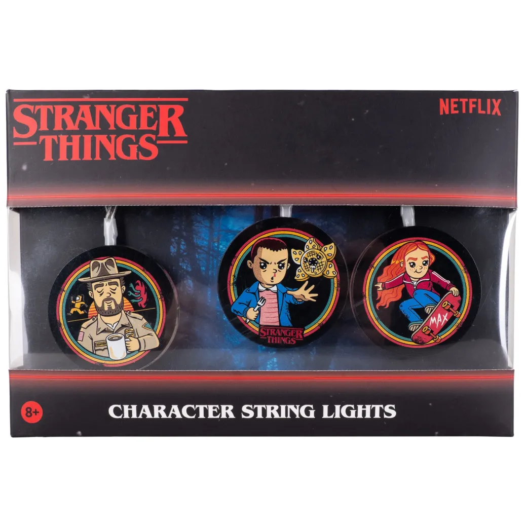 Stranger Things Lichterkette Characters