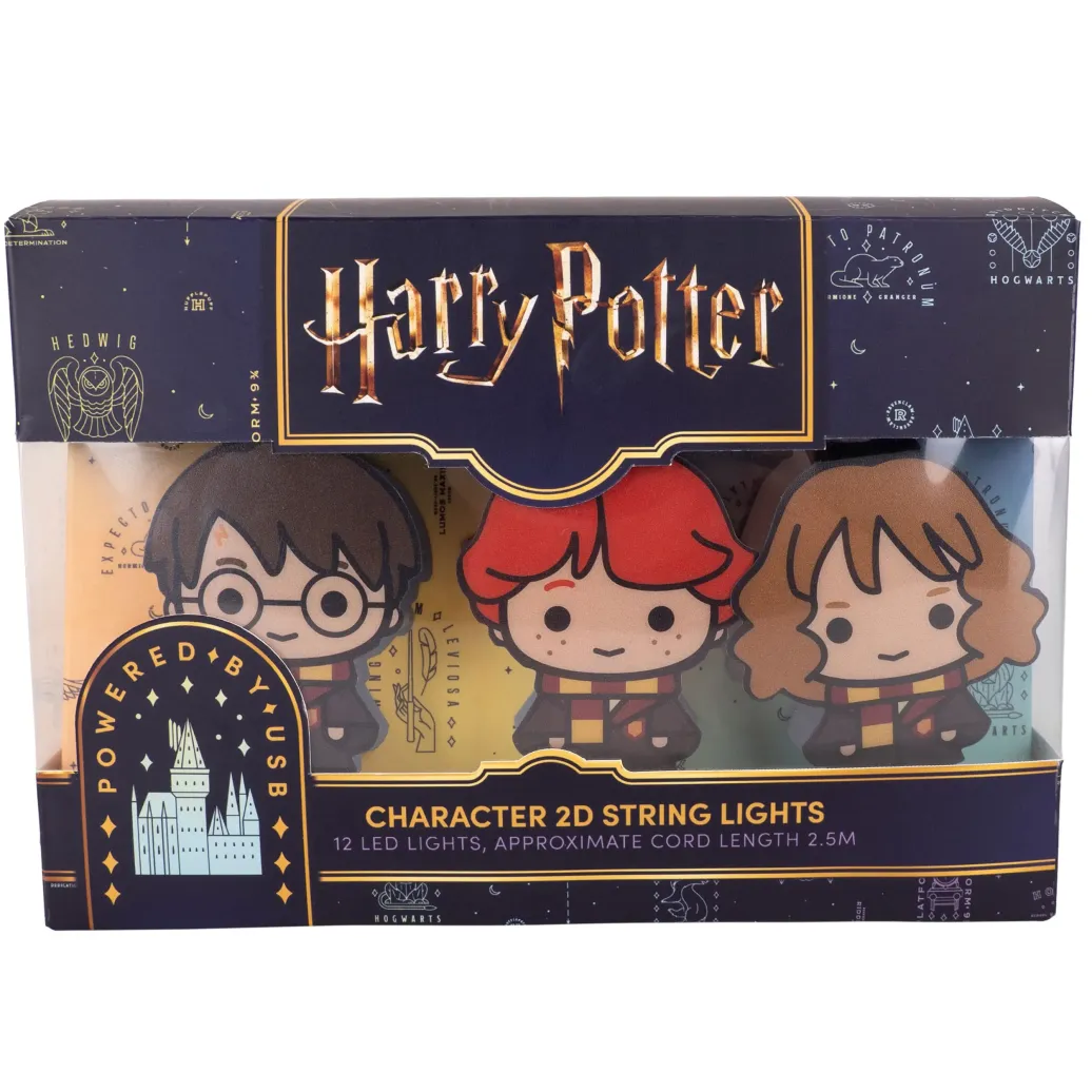 Harry Potter Lichterkette 2D Letter of Acceptance & Hedwig 