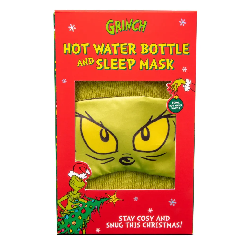 The Grinch Wärmeflasche & Schlafmaske Set