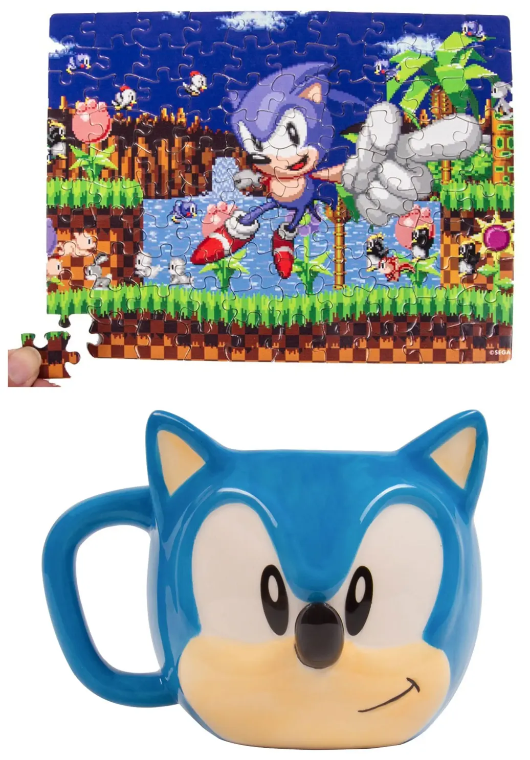 Sonic the Hedgehog Tasse und Puzzle Set Sonic