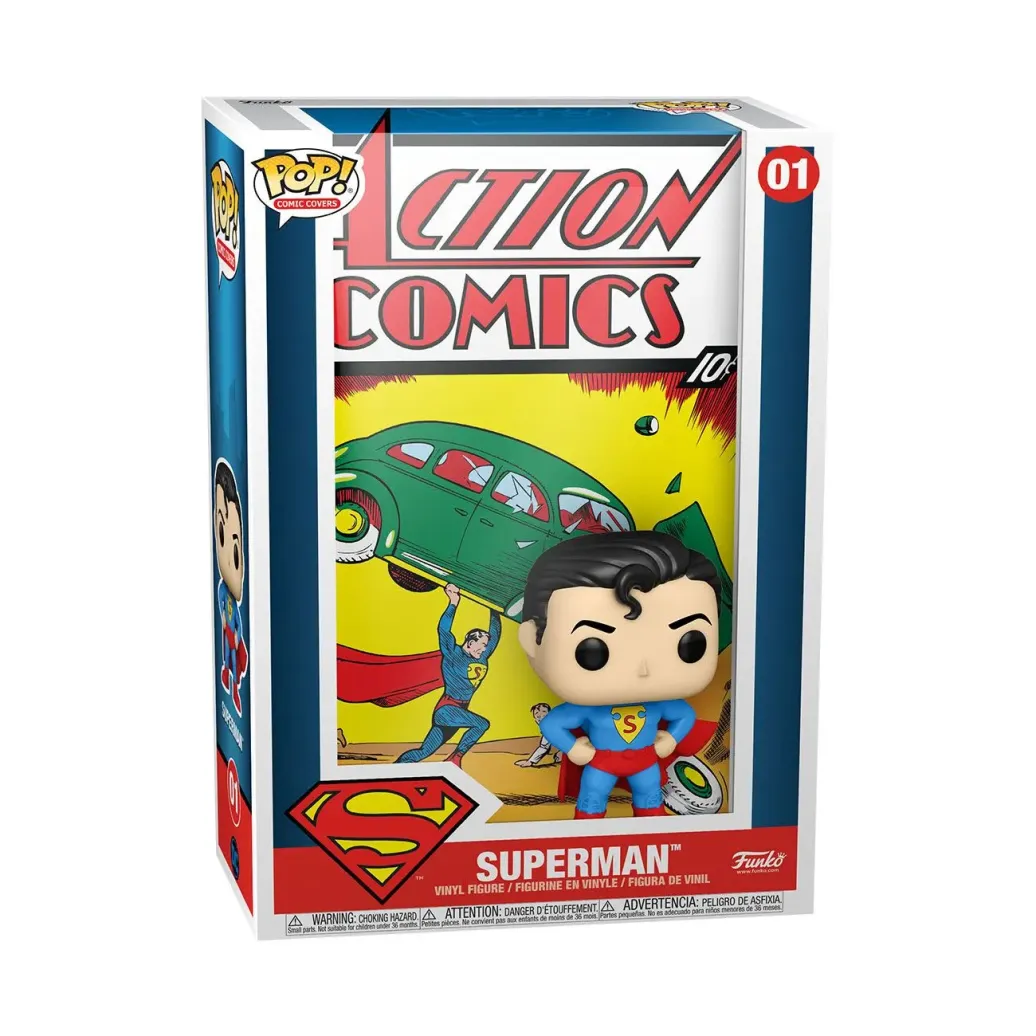 DC Comics POP! Comic Cover Vinyl Figur Superman Action Comic 9 cm