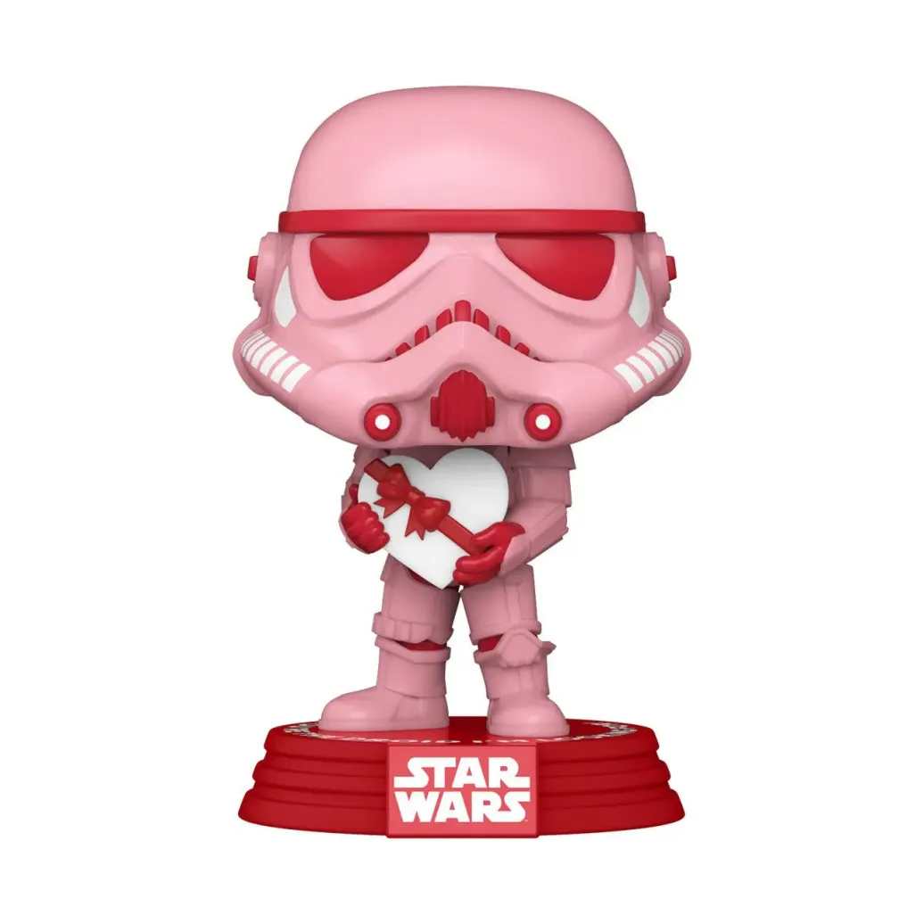 Star Wars Valentines POP! Star Wars Vinyl Figur Stormtrooper w/Heart 9 cm