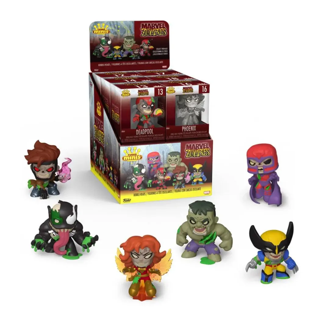 Marvel Zombies Mystery Minis Figuren 6 cm Display