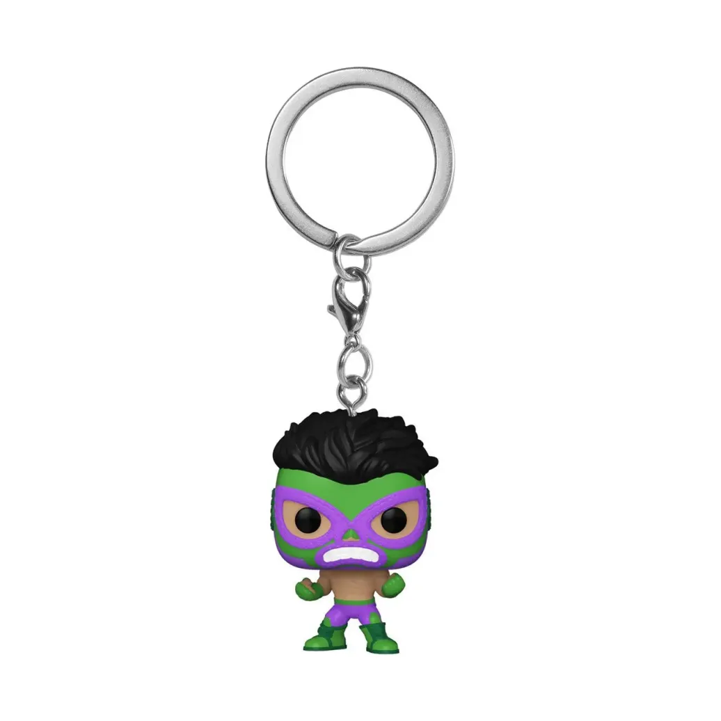 Marvel Luchadores Pocket POP! Vinyl Schlüsselanhänger 4 cm Hulk Display (12)