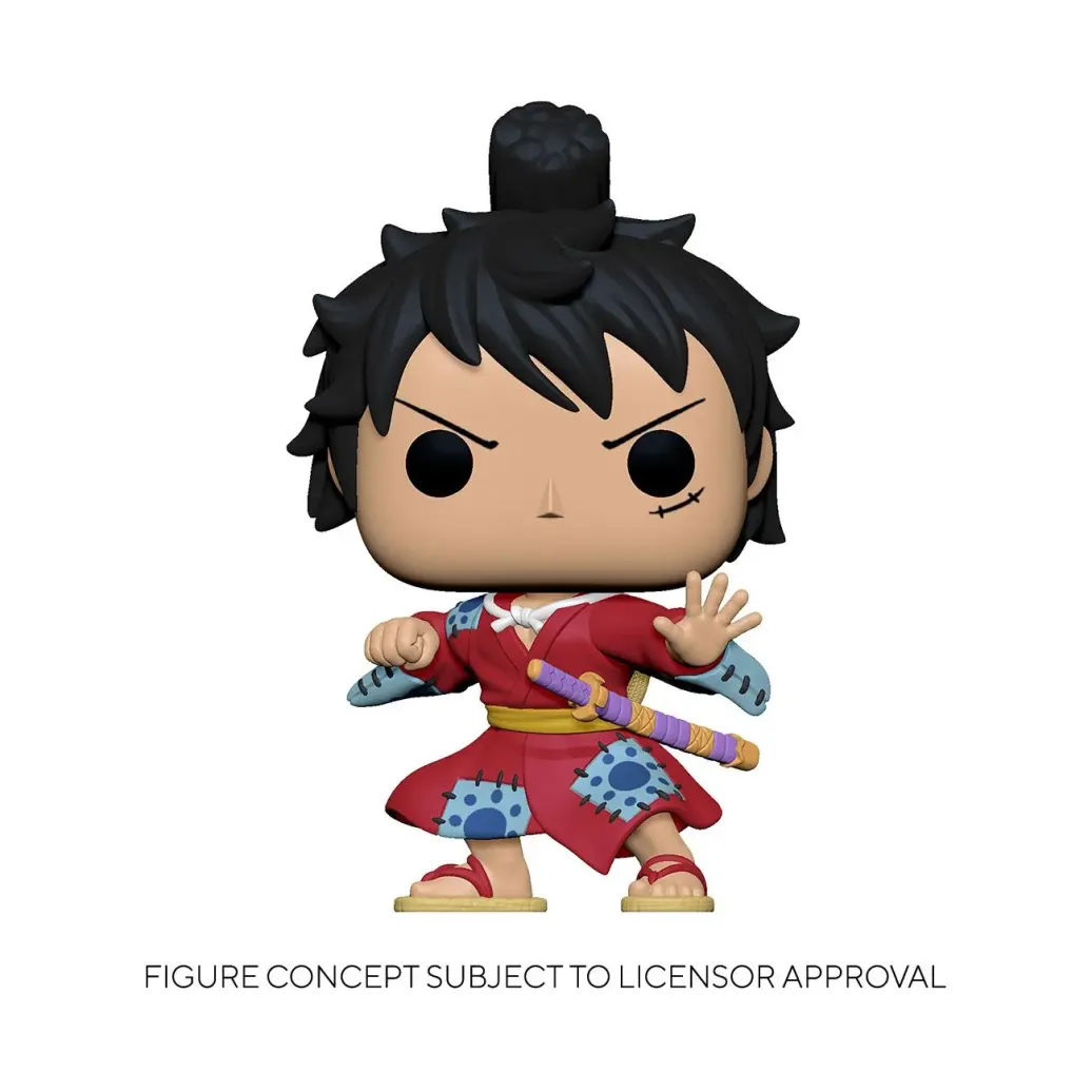 One Piece POP! Animation Vinyl Figur Luffy in Kimono 9 cm