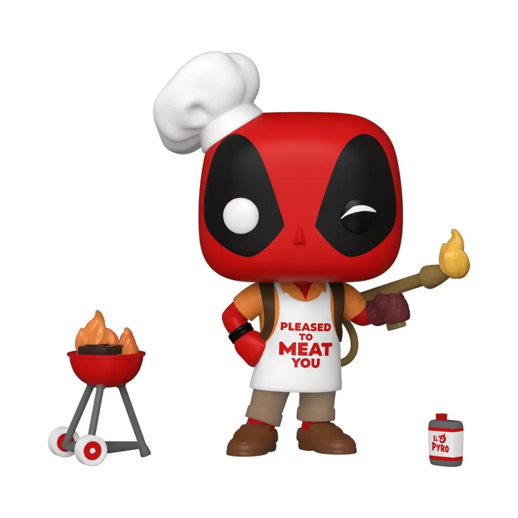 Marvel Deadpool 30th Anniversary POP! Vinyl Figur Backyard Griller Deadpool 9 cm