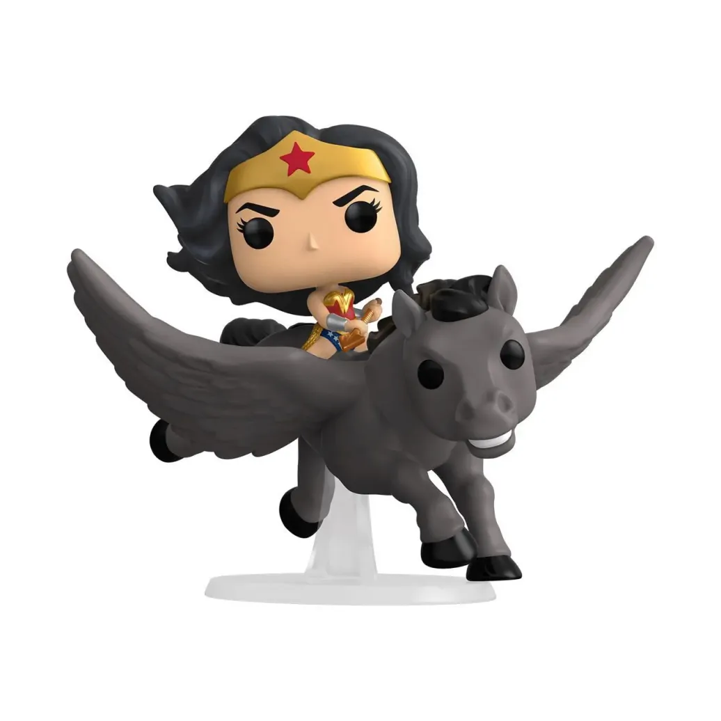 Wonder Woman POP! Rides Vinyl Figur Wonder Woman 80th on Pegasus 15 cm