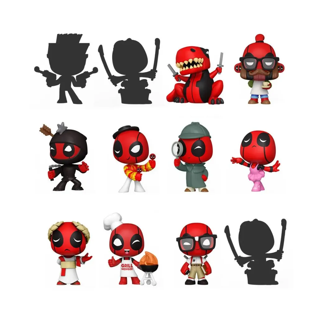 Marvel Comics Mystery Minis Minifiguren 5 cm Display Deadpool 30th Anniversary (12)