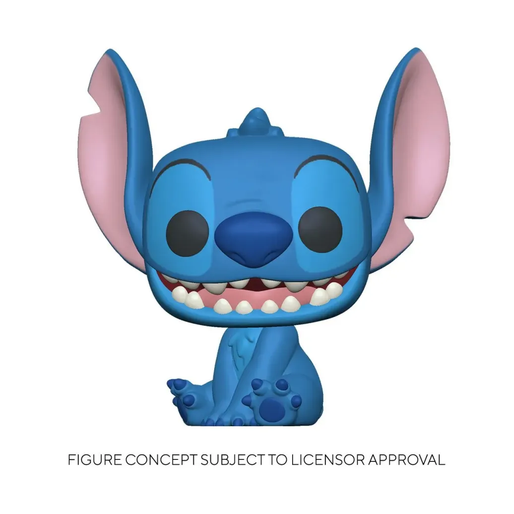Lilo & Stitch POP! Disney Vinyl Figur Smiling Seated Stitch 9 cm