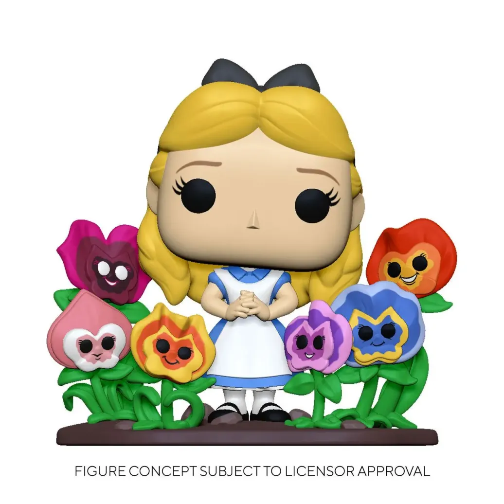 Alice im Wunderland POP! Deluxe Vinyl Figur Alice w/Flowers 20 cm