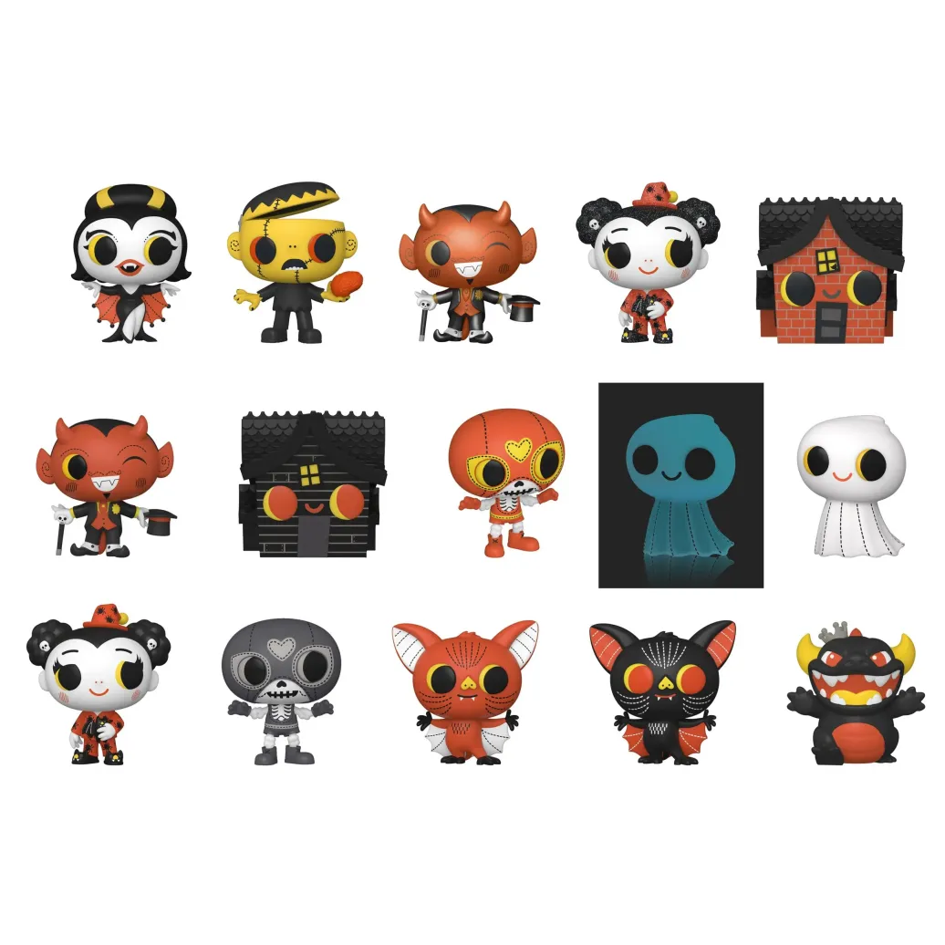 Boo Hollow Paka Paka Serie 2 Mystery Minis Figuren 6 cm Display
