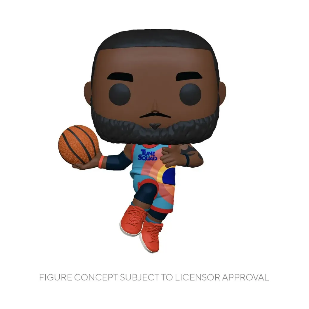 Space Jam 2 POP! Movies Vinyl Figur LeBron (Leaping) 9 cm