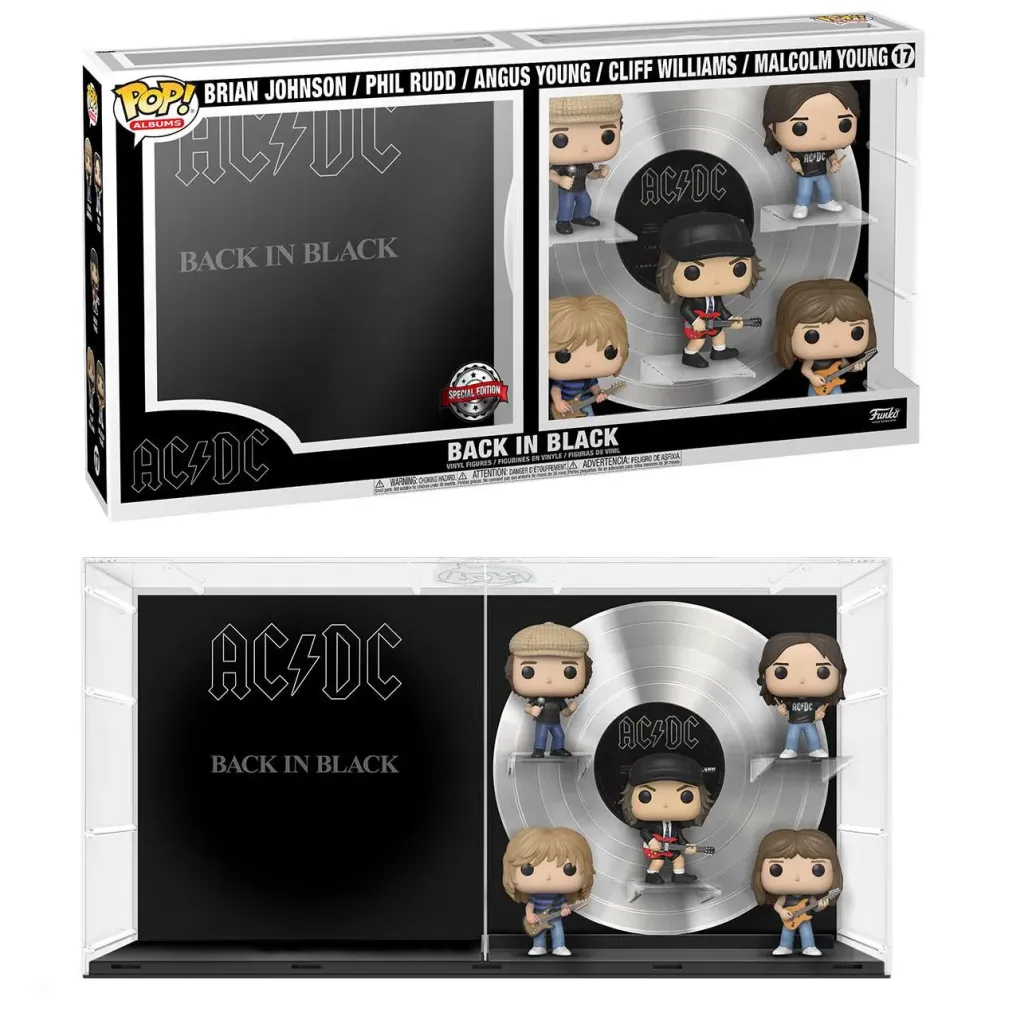 AC/DC POP! Albums Vinyl Figuren 5er-Pack Back In Black 9 cm