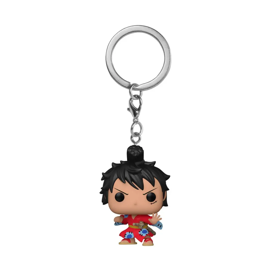 One Piece POP! Vinyl Schlüsselanhänger 4 cm Luffy in Kimono Display (12)