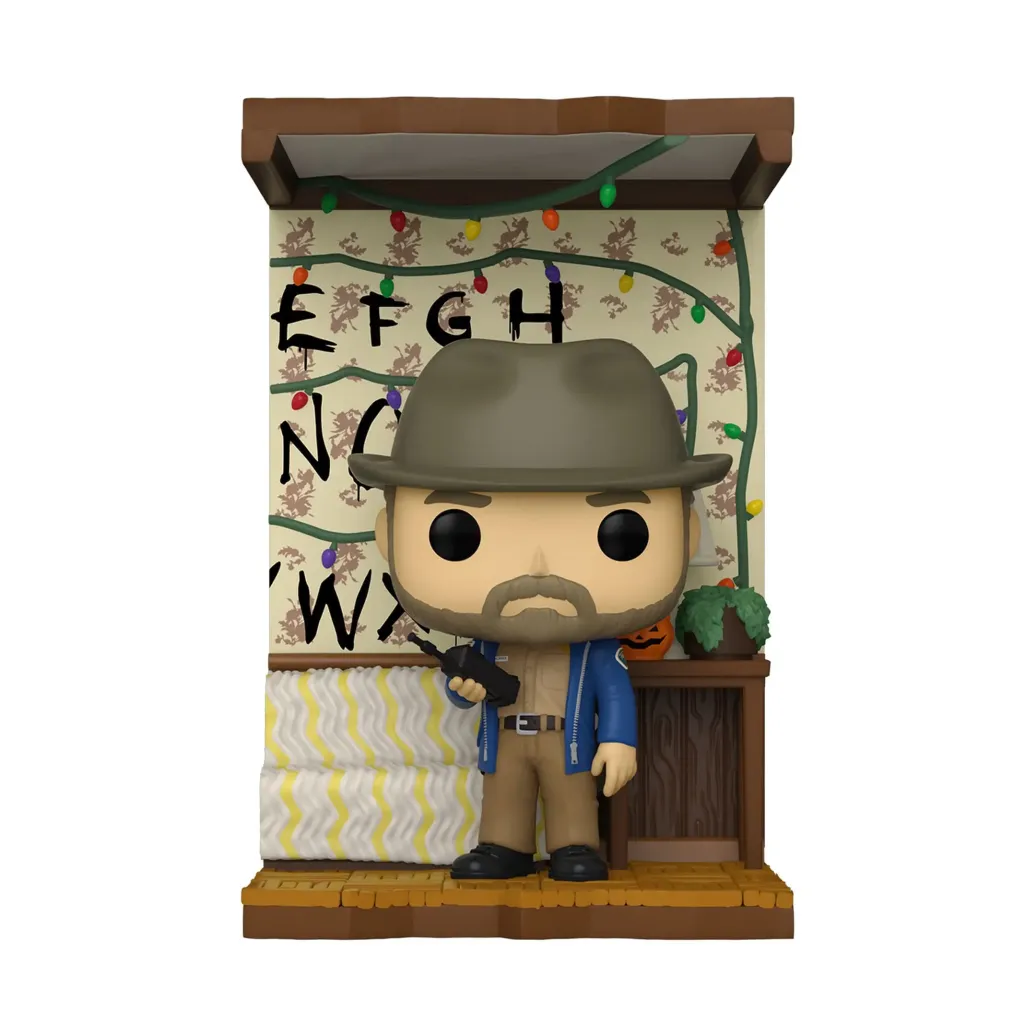 Stranger Things POP! Deluxe Vinyl Figur Byers House: Hopper 9 cm