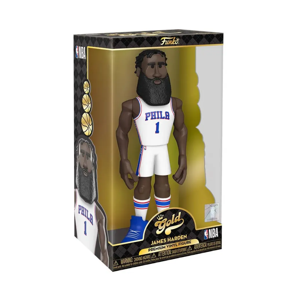NBA: Rockets Vinyl Gold Figuren 30 cm James Harden Sortiment (2)