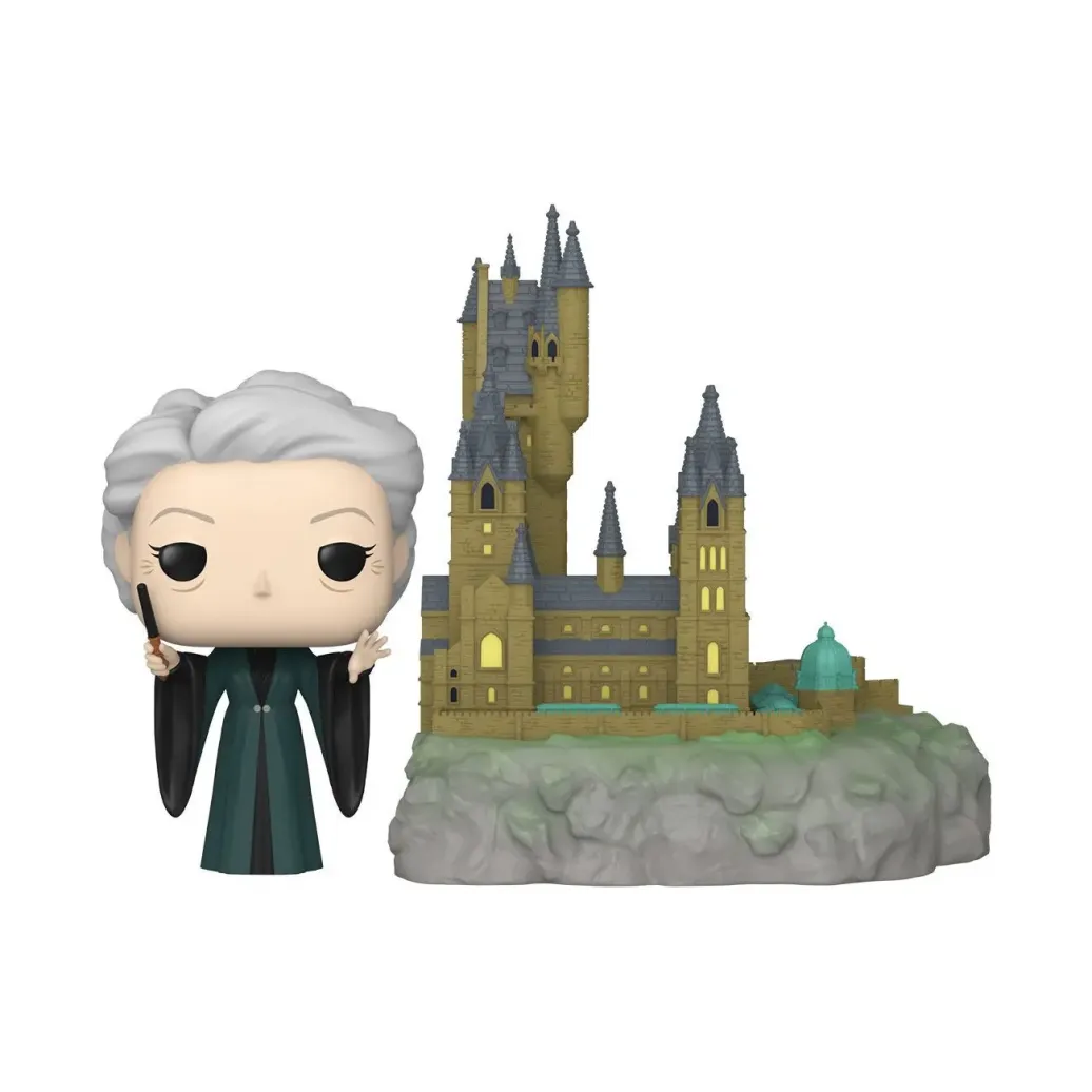 Harry Potter - Chamber of Secrets Anniversary POP! Town Vinyl Figur Minerva w/Hogwarts 9 cm