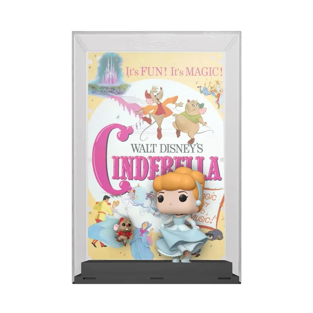 Disney's 100th Anniversary POP! Movie Poster & Figur Cinderella 9 cm