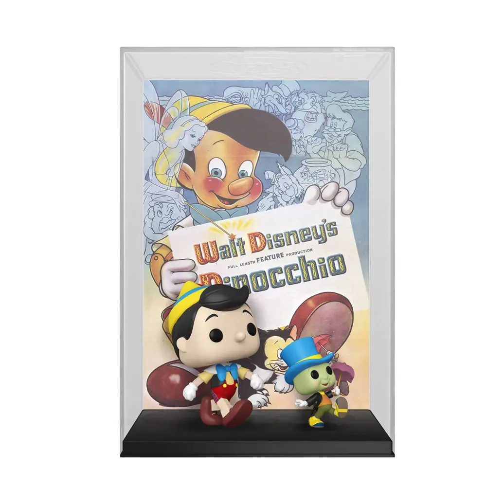 Disney's 100th Anniversary POP! Movie Poster & Figur Pinocchio 9 cm