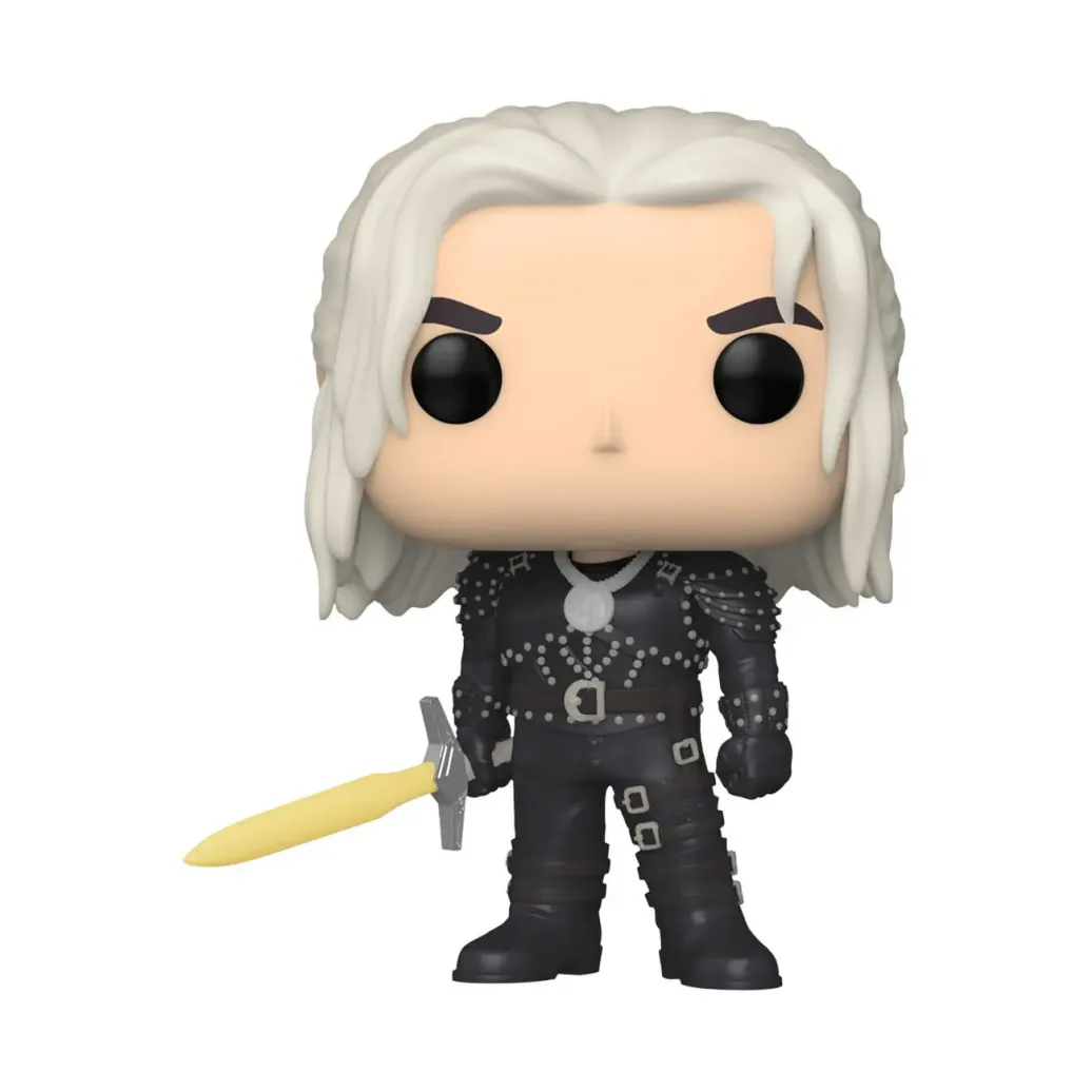 The Witcher POP! TV Vinyl Figur Geralt w/ sword (GW) 9 cm