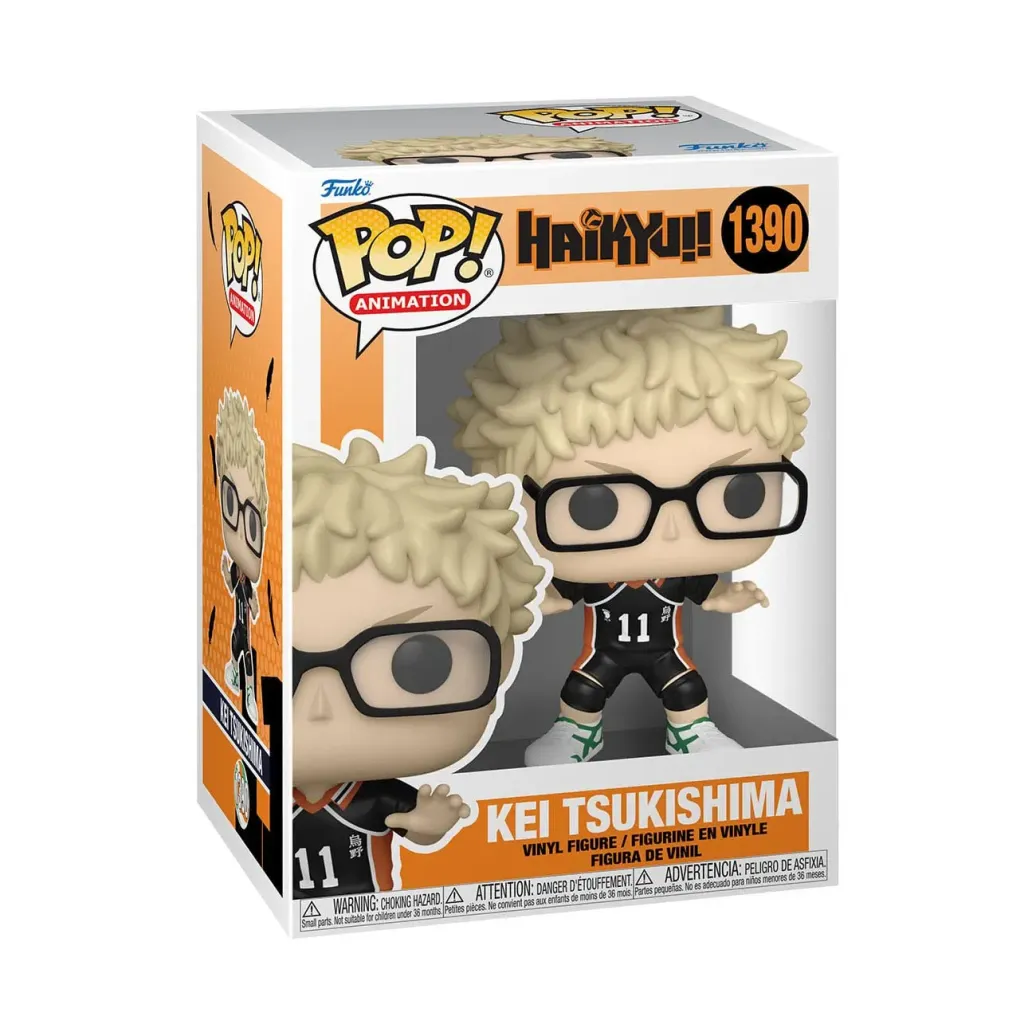 Haikyu!! POP! Animation Vinyl Figur Tsukishima 9 cm