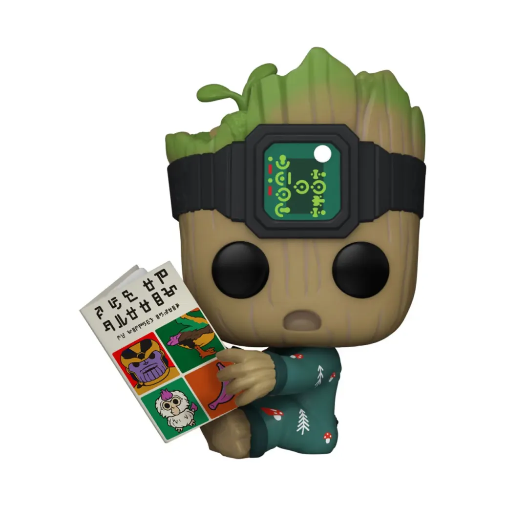 Ich bin Groot POP! Vinyl Figur Groot PJs w/book 9 cm