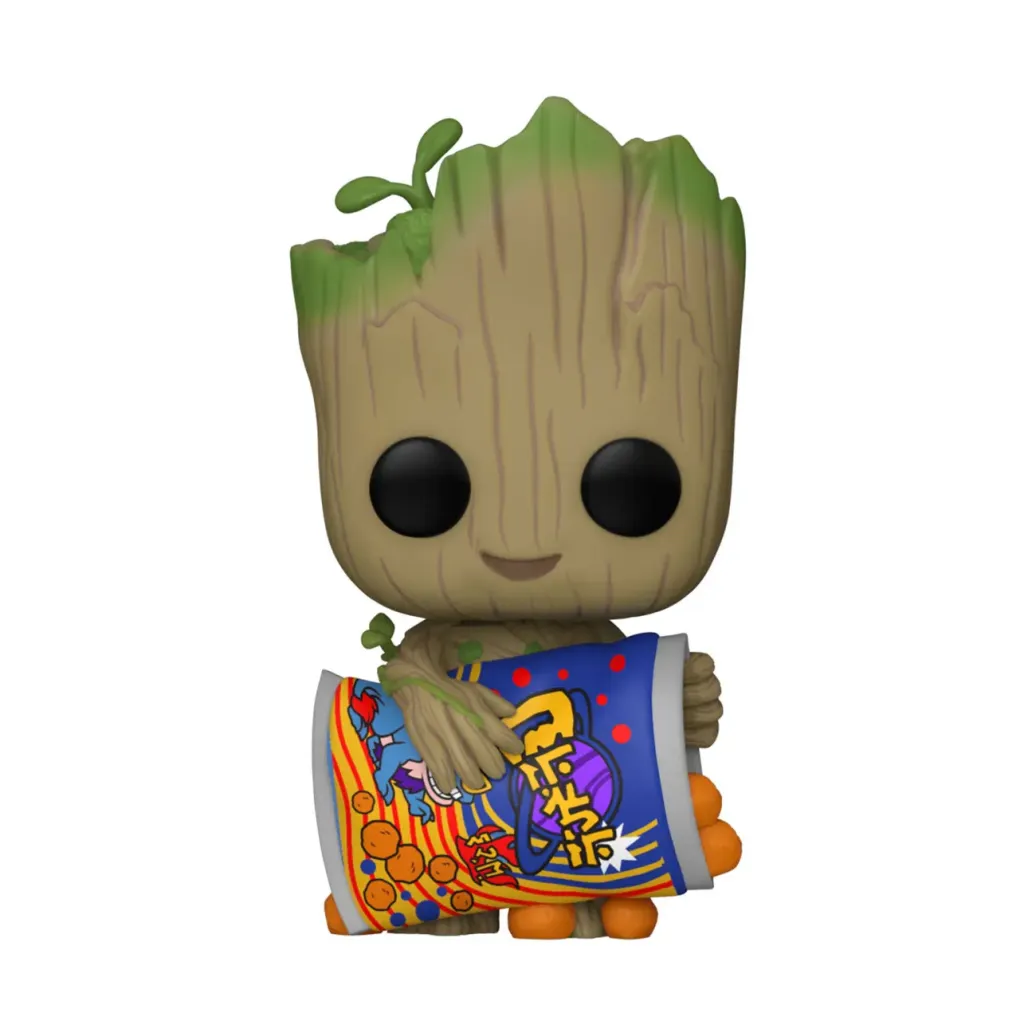 Ich bin Groot POP! Vinyl Figur Groot w/Cheese Puffs 9 cm